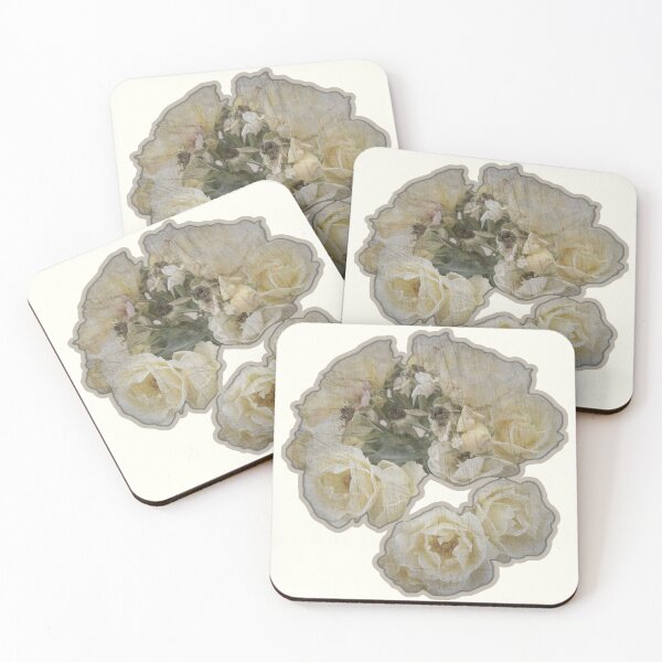 Item preview, vintage yellow roses designed and sold by meuliasshop.