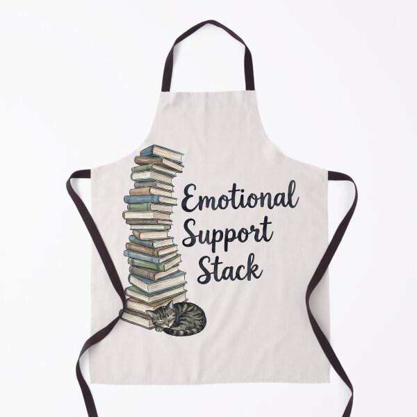 Artikelvorschau, Emotionale Unterstützung, Stapel für Bücherliebhaber, lustiges Geschenk für ungelesene Bücher, Aquarell-Lesen entworfen und verkauft von bendypraetor0f.
