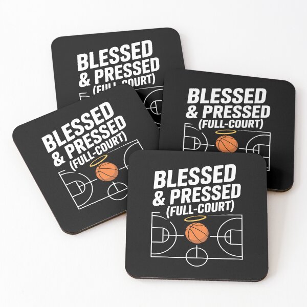 Item preview, Blessed And Pressed Full Court Basketball Faith designed and sold by PatriciaKelsey.