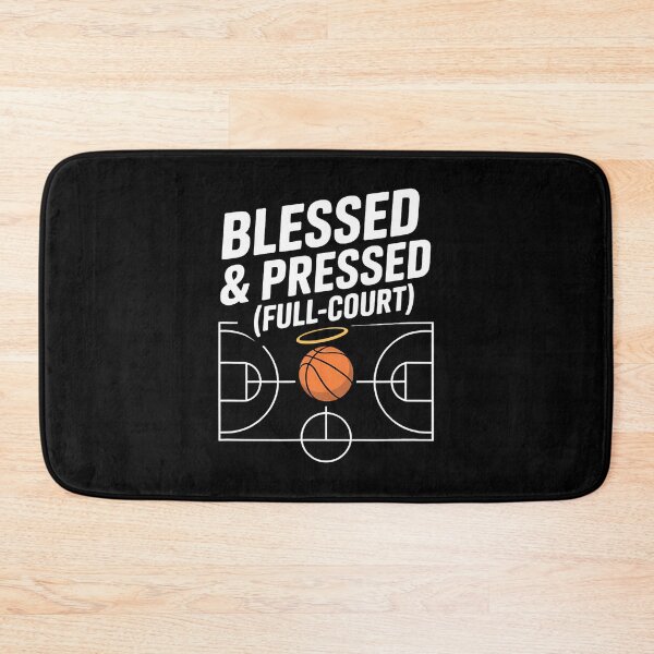 Item preview, Blessed And Pressed Full Court Basketball Faith designed and sold by PatriciaKelsey.