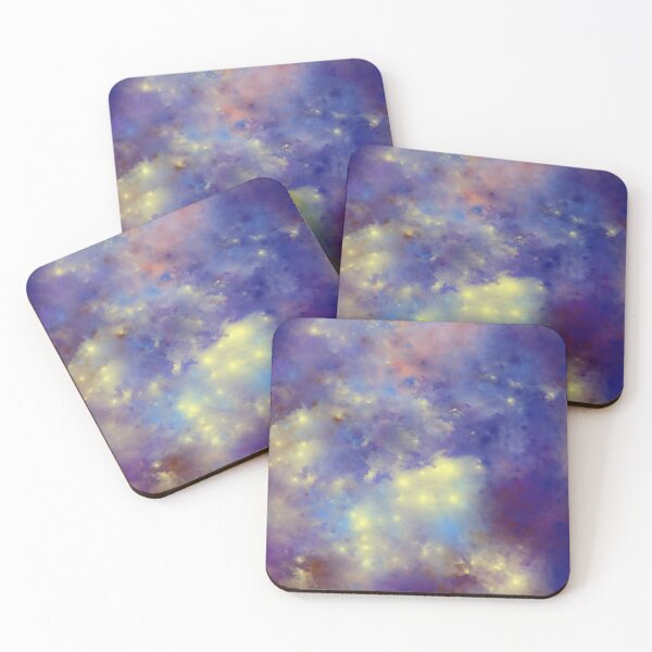 Item preview, Purple, Blue, Maroon and Light Yellow Nebula with Hints of Peach Hues by ElitebyElise designed and sold by ElitebyElise.