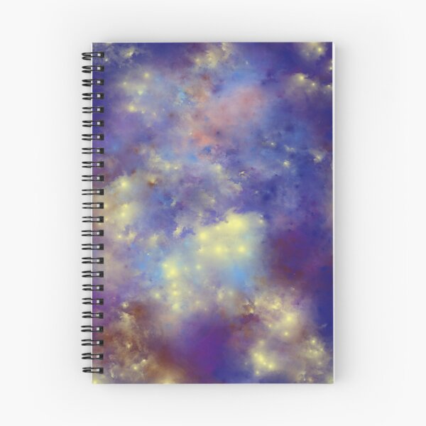 Item preview, Purple, Blue, Maroon and Light Yellow Nebula with Hints of Peach Hues by ElitebyElise designed and sold by ElitebyElise.
