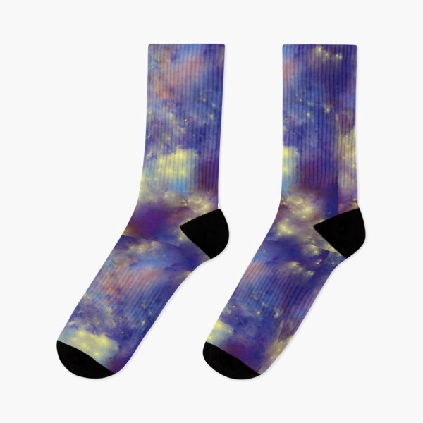 Item preview, Purple, Blue, Maroon and Light Yellow Nebula with Hints of Peach Hues by ElitebyElise designed and sold by ElitebyElise.