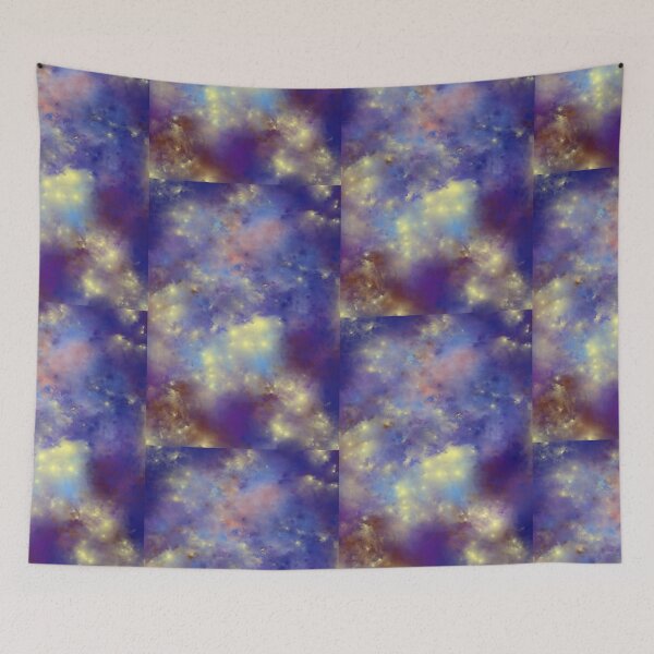 Item preview, Purple, Blue, Maroon and Light Yellow Nebula with Hints of Peach Hues by ElitebyElise designed and sold by ElitebyElise.