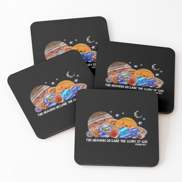 Item preview, The Heavens Declare The Glory Space Planets Jesus Christian designed and sold by JosephineEdith1.