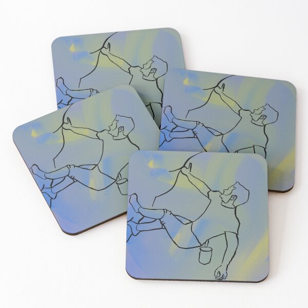 Item preview, Climber man (tie dye) designed and sold by ArtbyElina.