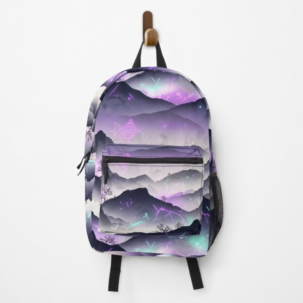 Item preview, Neon Mist Mountains designed and sold by Kaleidoscope Print.