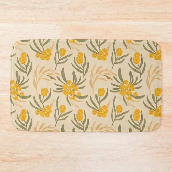 Item preview, Vintage Wattle Pattern — Golden Aussie Floral Illustration designed and sold by TroyTheTerrific.