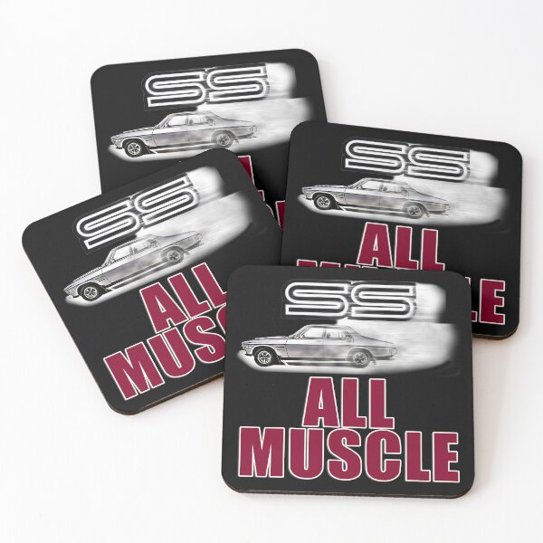 Item preview, HQ Holden All Muscle Burnout Art designed and sold by Michael van der Hoorn.