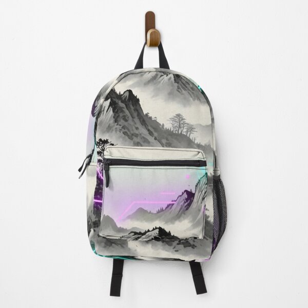 Item preview, Neon Circuit Mountains designed and sold by Kaleidoscope Print.