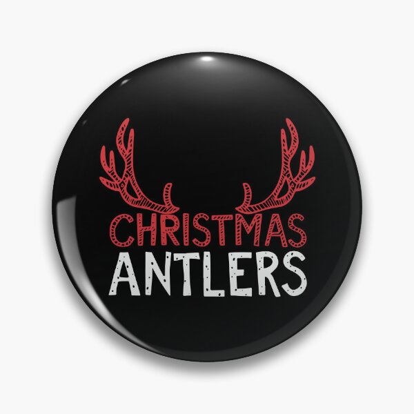 Item preview, Christmas Antlers Doodle Design designed and sold by DavidTeeStudio.