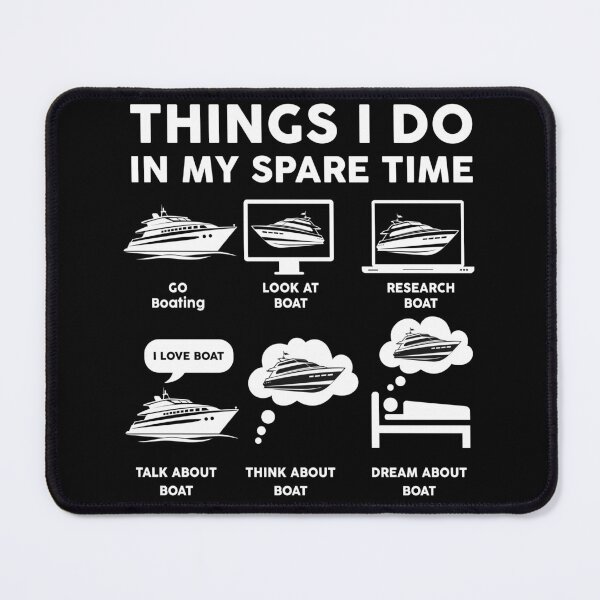 Item preview, Things I Do In My Spare Time Funny Cruising and Boating designed and sold by LounisArt.