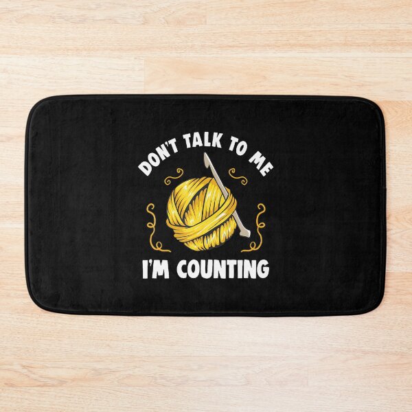Item preview, Knits Don't Talk To Me I'M Counting Knitting Crochet Funny designed and sold by ChantelNicole.