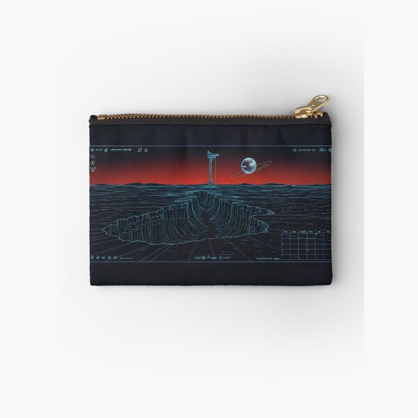Item preview, Drawn from Orbit Sci-Fi Canyon Blueprint Space Interface Design designed and sold by SplashTastic.