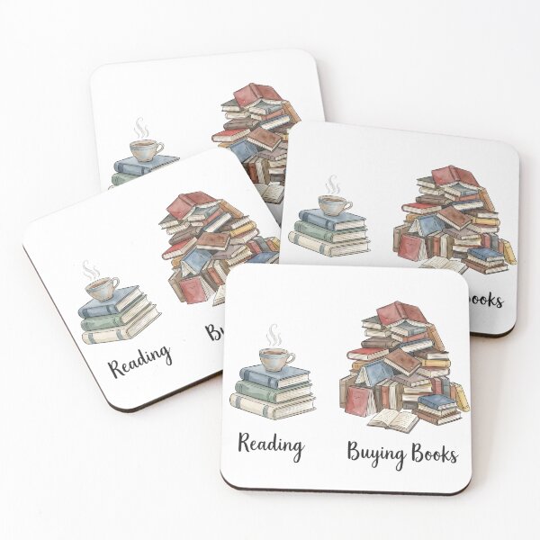 Item preview, Reading vs Buying Books - Funny Book Lover Truth Tee Cozy Watercolor Gift designed and sold by bendypraetor0f.