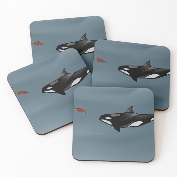 Item preview, Orca and Salmon designed and sold by ArtbyElina.
