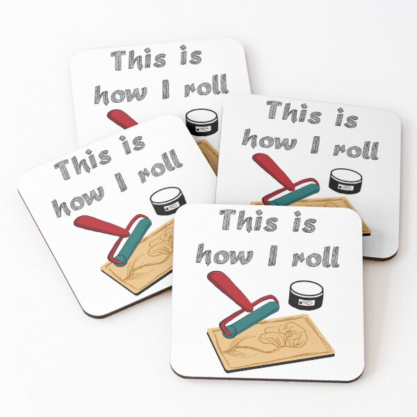 Item preview, How I Roll (Printmaking) designed and sold by km83.