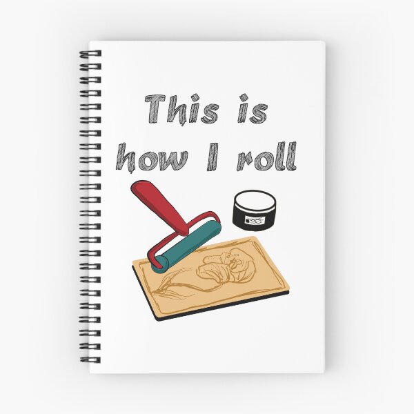 Item preview, How I Roll (Printmaking) designed and sold by km83.