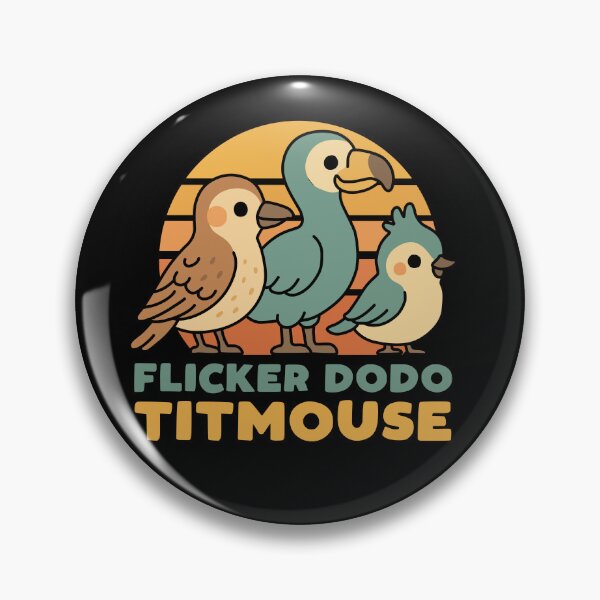 Item preview, Flicker Dodo Titmouse designed and sold by NQArtist.