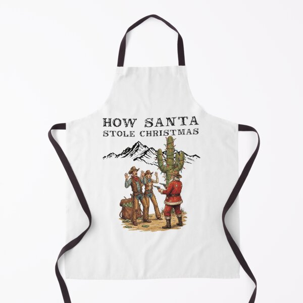 Item preview, How Santa Stole Christmas Funny Western Cowboy Heist designed and sold by Oaks Creations.