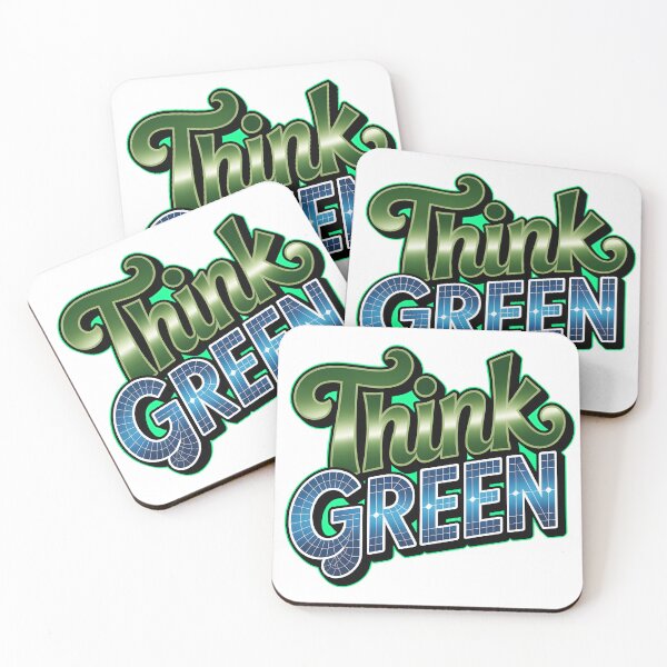 Item preview, Think Green with solar power designed and sold by Museum Of Non-Existing Art.