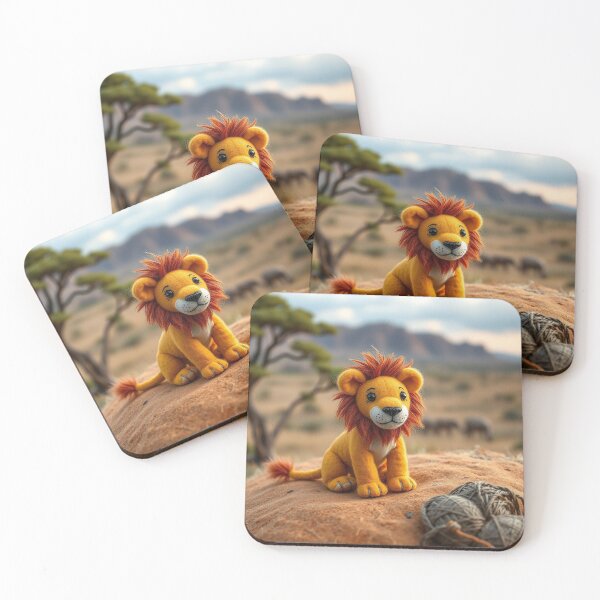 Item preview, Felted Friends Little Lion Full Of Pride designed and sold by CuddleFish Creations.