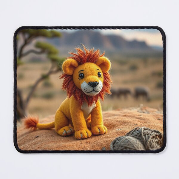 Item preview, Felted Friends Little Lion Full Of Pride designed and sold by CuddleFish Creations.