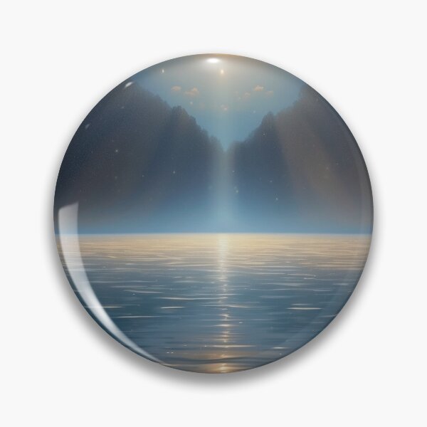 Item preview, Celestial Glow Over the Midnight Lake designed and sold by I-HERE.