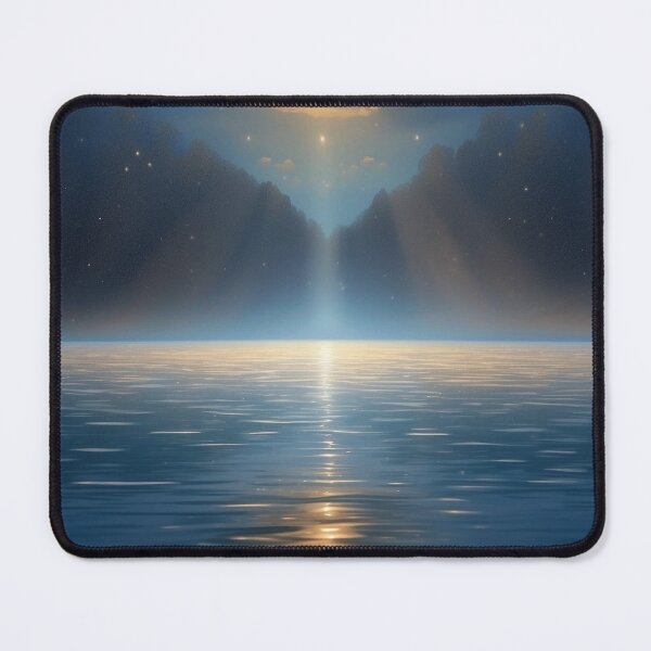 Item preview, Celestial Glow Over the Midnight Lake designed and sold by I-HERE.