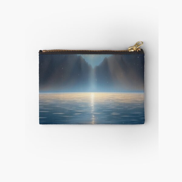 Item preview, Celestial Glow Over the Midnight Lake designed and sold by I-HERE.