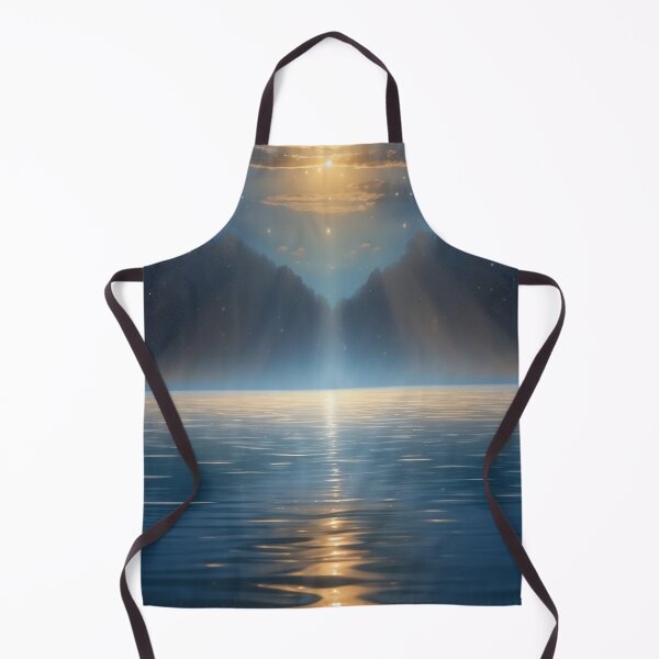 Item preview, Celestial Glow Over the Midnight Lake designed and sold by I-HERE.