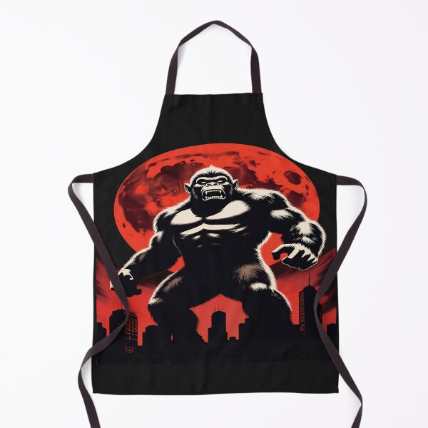 Item preview, Raging Primate Monster Ape Red Moon City designed and sold by IvoryArtDesign.