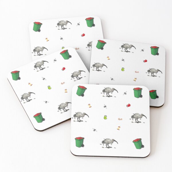 Item preview, Aussie Bin Chicken Pattern – Funny Ibis & Wheelie Bin Design designed and sold by MadeInNapTime.
