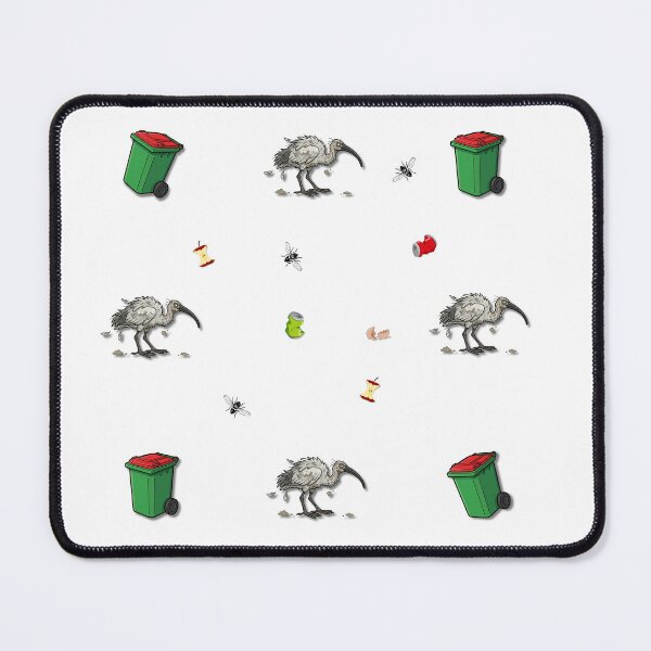 Item preview, Aussie Bin Chicken Pattern – Funny Ibis & Wheelie Bin Design designed and sold by MadeInNapTime.