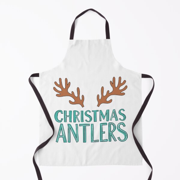 Item preview, Christmas Antlers Reindeer Outline Hand Drawn Design designed and sold by DavidTeeStudio.
