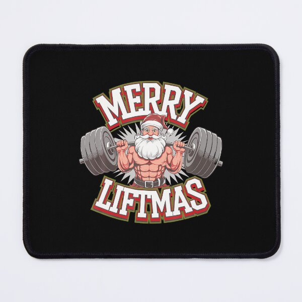 Item preview, Merry Liftmas Weightlifter Fitness designed and sold by MarcellaTerri.