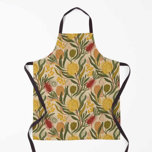 Item preview, Australian Botanical Print — Banksia, Wattle & Red Bottlebrush designed and sold by TroyTheTerrific.