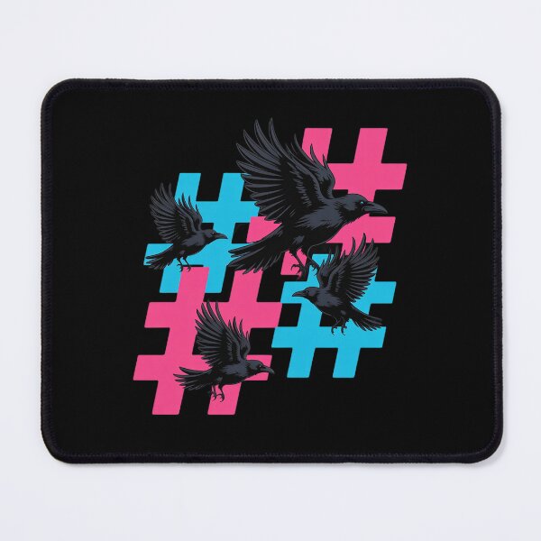 Item preview, Hashtag Crowfluence Social Media designed and sold by HardcoreTour.