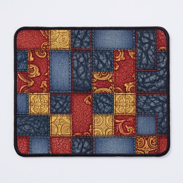 Item preview, Crimson Baroque Patchwork designed and sold by Kaleidoscope Print.