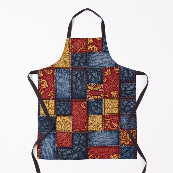 Item preview, Crimson Baroque Patchwork designed and sold by Kaleidoscope Print.