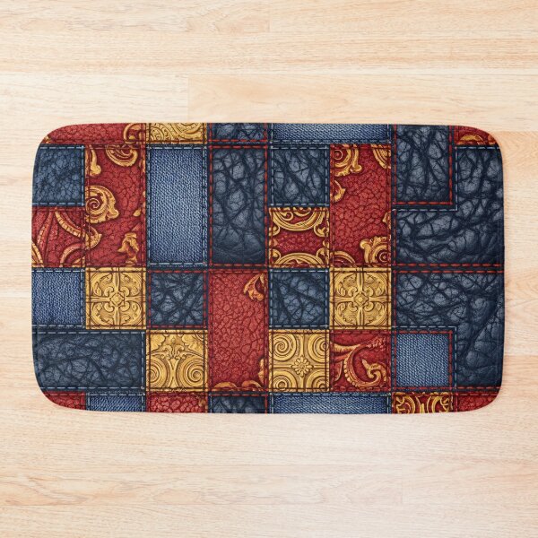 Item preview, Crimson Baroque Patchwork designed and sold by Kaleidoscope Print.