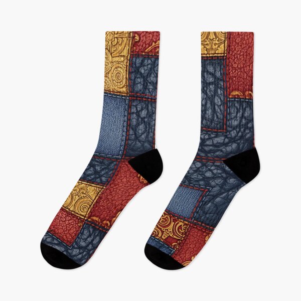 Item preview, Crimson Baroque Patchwork designed and sold by Kaleidoscope Print.