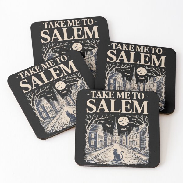 Item preview, Haunted Village Spooky Halloween Witch Town Take me to Salem designed and sold by HardcoreTour.