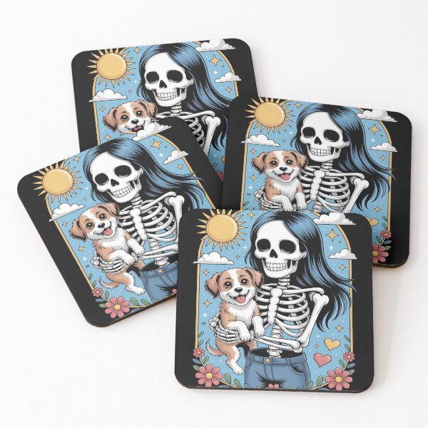 Item preview, Havanese Dog Tarot Card Halloween Costume Skeleton designed and sold by HardcoreTour.