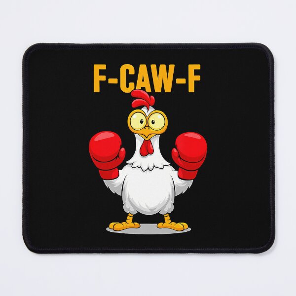 Item preview, F-Caw-F Funny Chicken Humor Boxing Quote Rooster Meme designed and sold by JanisPenelope.