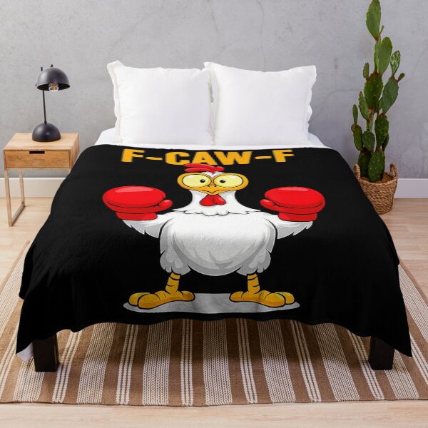 Item preview, F-Caw-F Funny Chicken Humor Boxing Quote Rooster Meme designed and sold by JanisPenelope.