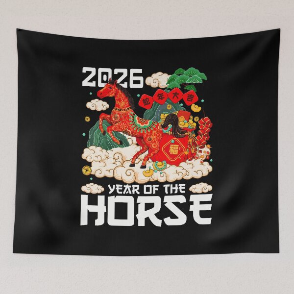 Item preview, Year Of The Horse 2026 Happy Chinese Lunar New Year 2026 designed and sold by KristyCharleen.