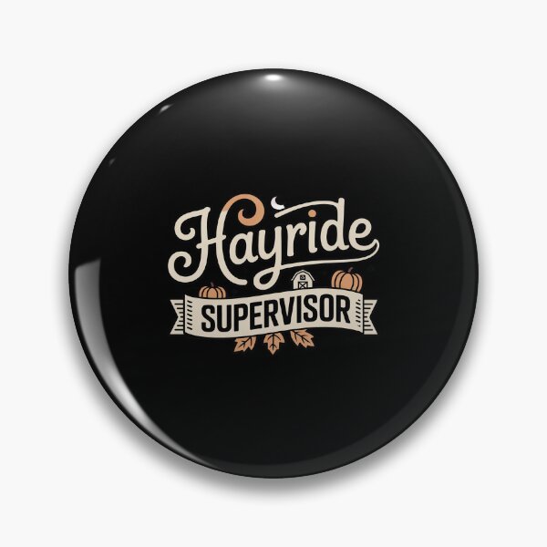 Item preview, Hayride Supervisor Autumn Farm Harvest Rustic Fall Leaves designed and sold by HardcoreTour.