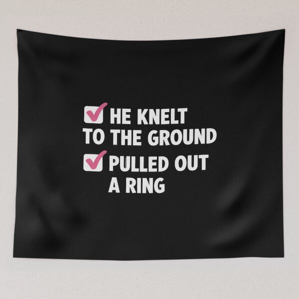 Item preview, He Knelt to The Ground Pulled Out a Ring Checklist designed and sold by HardcoreTour.