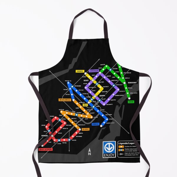 Item preview, E-METRO Map (Dark) designed and sold by Enjoy Artwork .